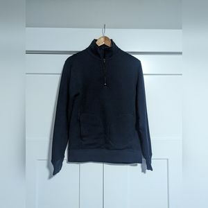 J. Crew Authentic Fleece, half zip, navy pullover, Size: xs
